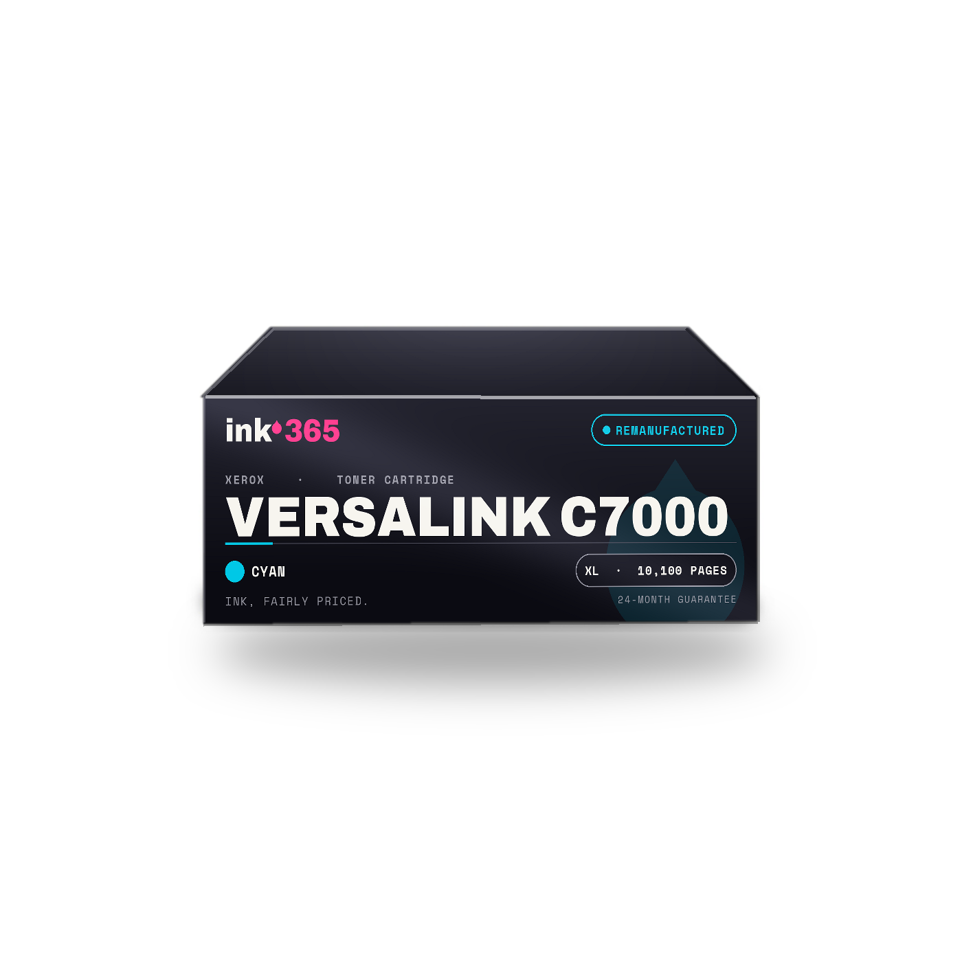 Xerox VersaLink C7000 Cyan Remanufactured Laser Toner – 10,100 Pages