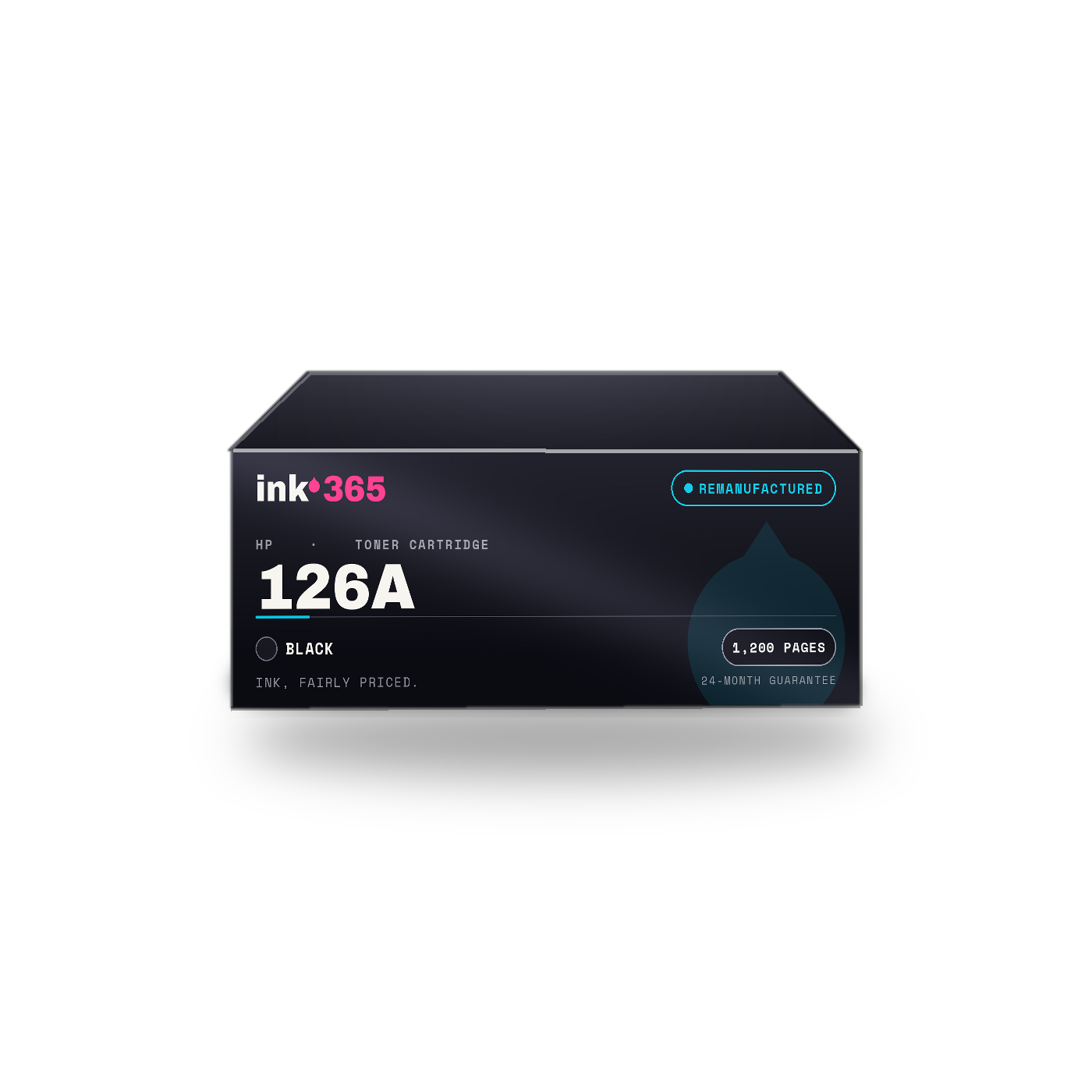 HP 126A Black Remanufactured Laser Toner – 1,200 Pages
