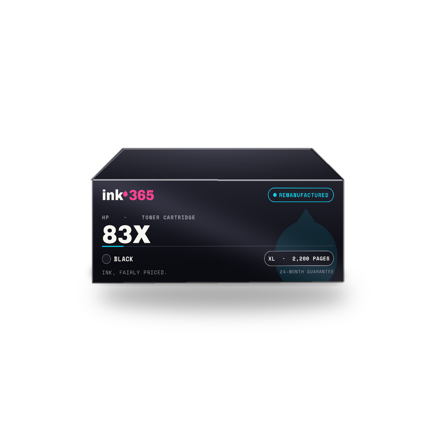 HP 83X Black Remanufactured Laser Toner – 2,200 Pages