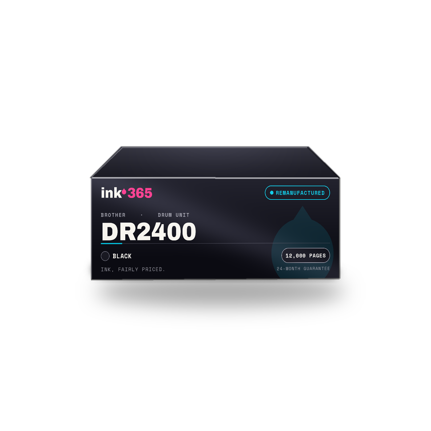 Brother DR2400 Black Remanufactured Drum Unit – 12,000 Pages