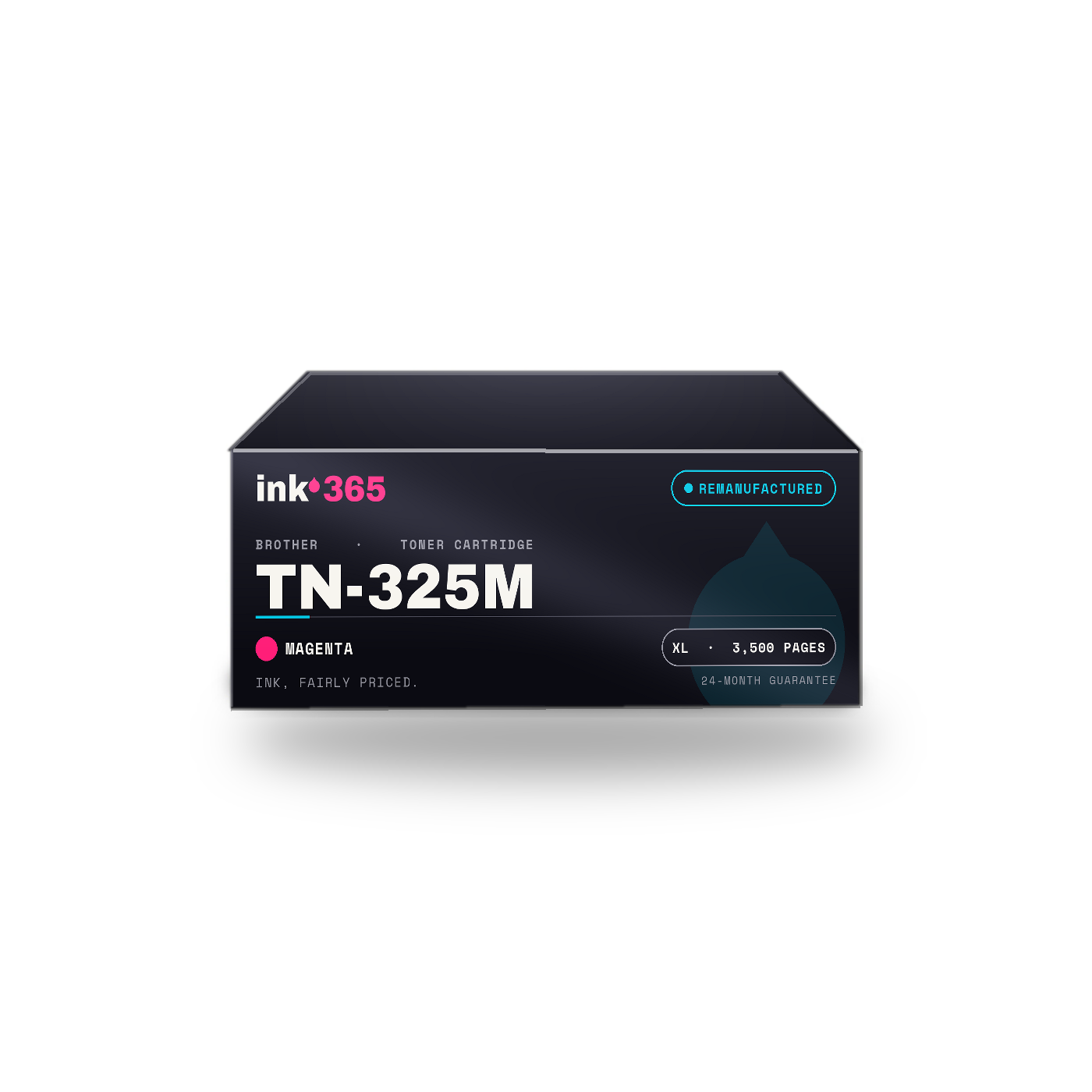 Brother TN-325M Magenta Remanufactured Laser Toner – 3500 Pages