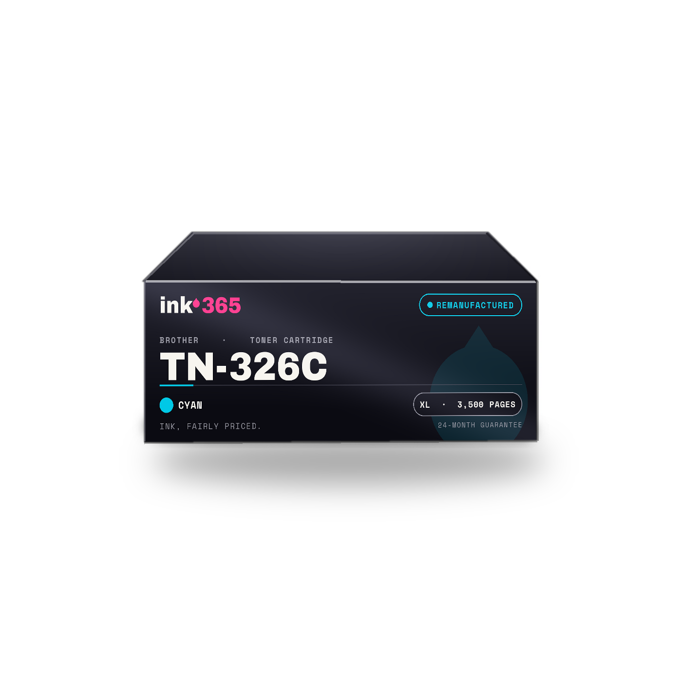 Brother TN-326C Cyan Remanufactured Laser Toner – 3500 Pages