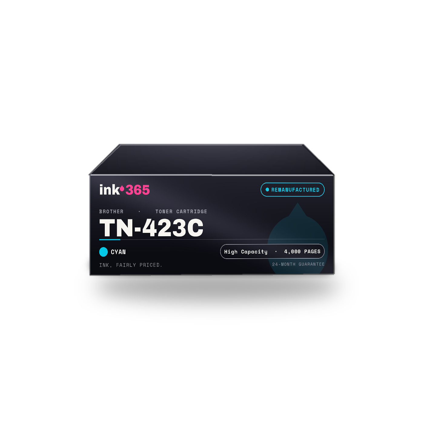 Brother TN-423C Cyan Remanufactured Laser Toner – 4,000 Pages