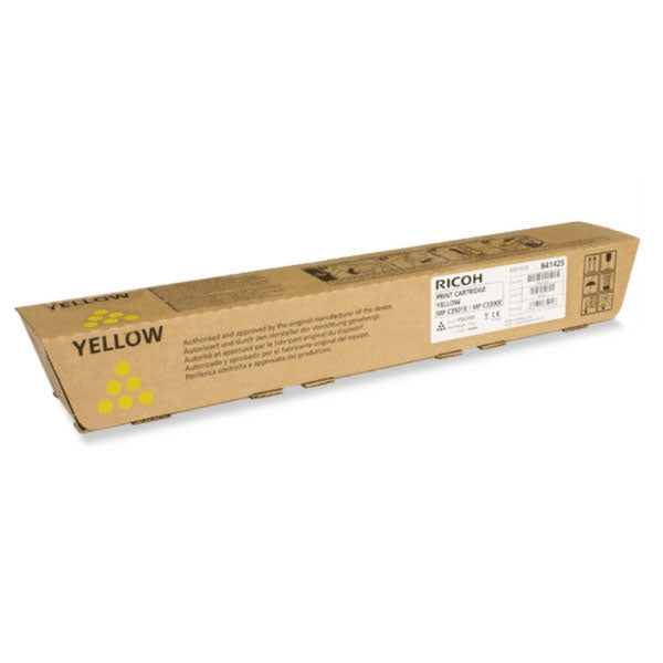 Ricoh MP C3001 Yellow Toner Cartridge (841425) – 15,000 Pages