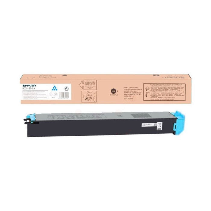 Sharp MX-51GTCA Cyan Copier Toner (MX-51GTCA) – 18,000 Pages