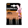 Duracell Plus AAA Alkaline Batteries – Pack of 4