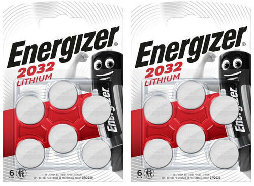 Energizer Lithium CR2032 Lithium Coin Cell Batteries – Pack of 12