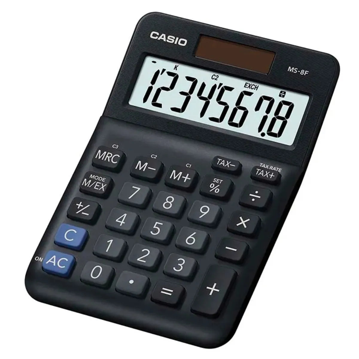 Casio MS-8F 8-Digit Desk Calculator – Black